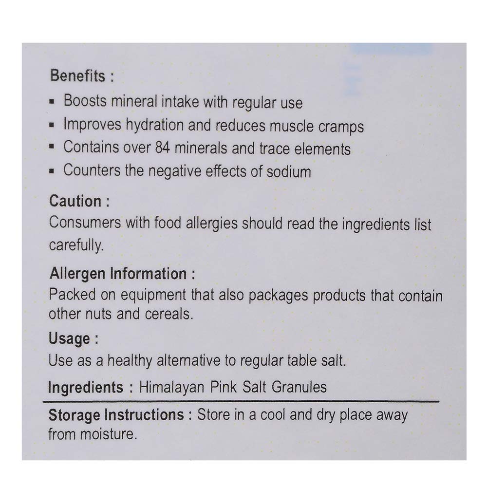 Nutriwish Himalayan Pink Salt Granules