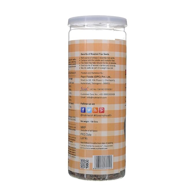 Nutriwish Roasted Flax Seeds