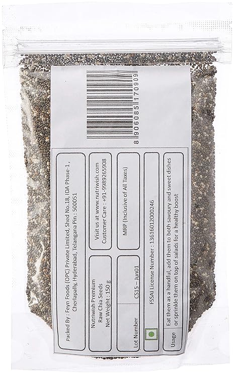 Nutriwish Raw Chia Seeds