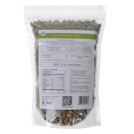 Nutriwish Raw Pumpkin Seeds
