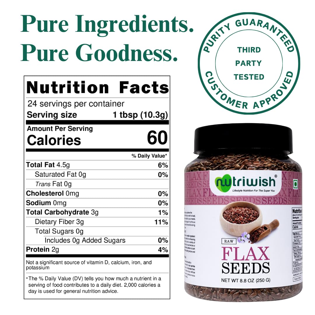 Nutriwish Raw Flax Seeds