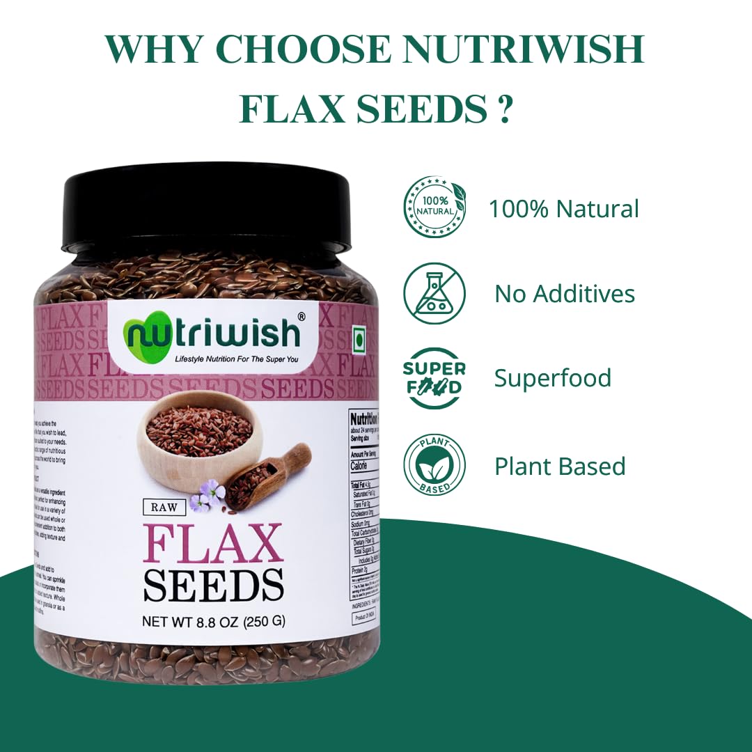 Nutriwish Raw Flax Seeds