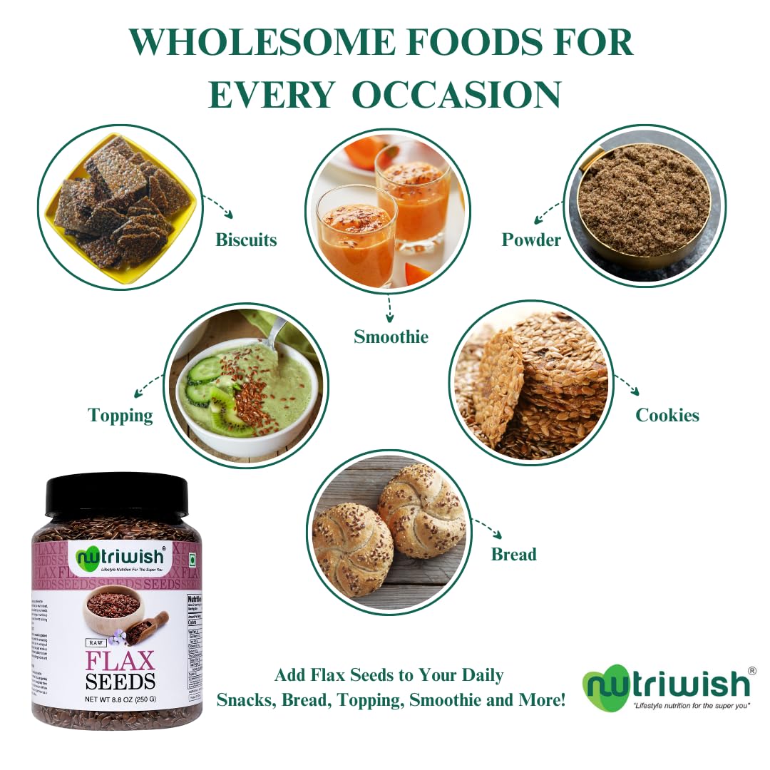 Nutriwish Raw Flax Seeds