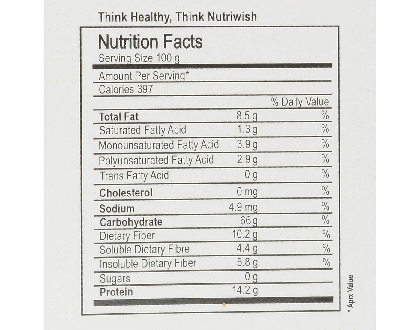 Nutriwish Rolled Oats