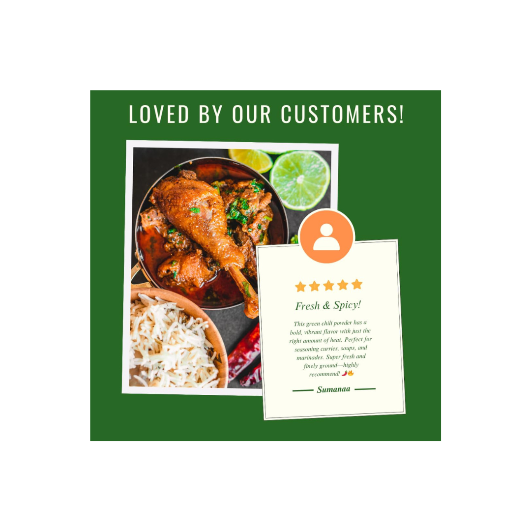 Flavour Drum Green Chilli Powder