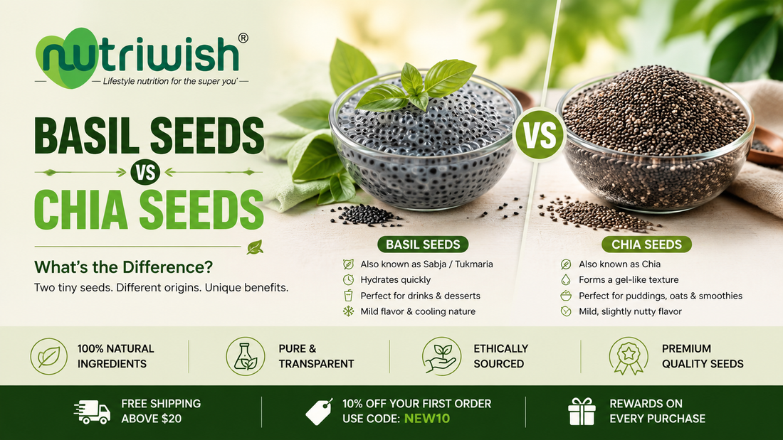 Basil Seeds vs Chia Seeds: What’s the Difference?