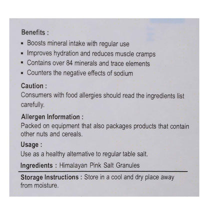 Nutriwish Himalayan Pink Salt Granules