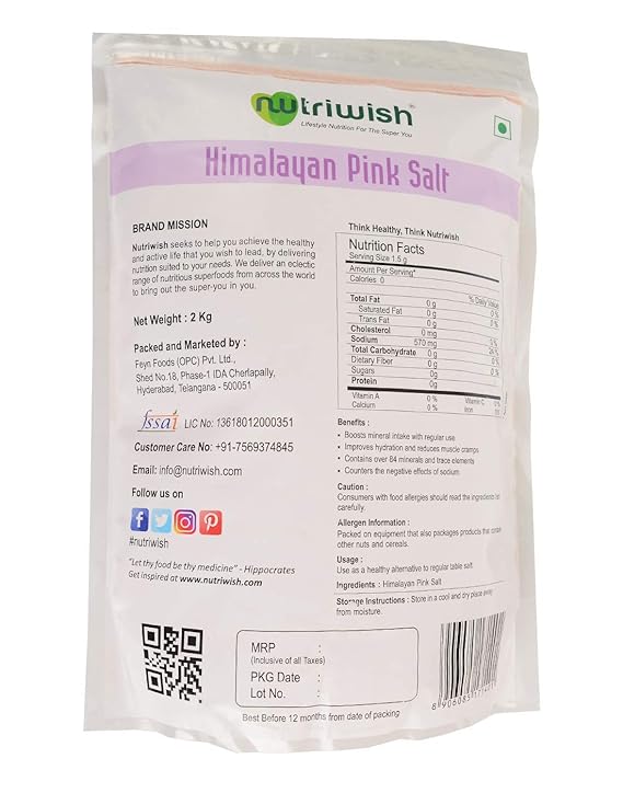 Nutriwish Himalayan Pink Salt