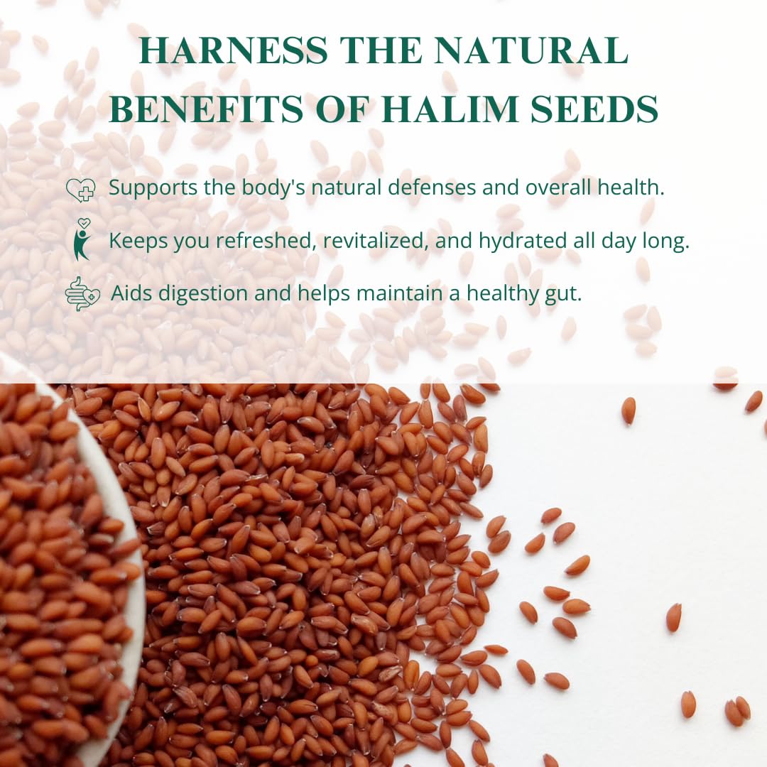 garden cress seeds vs flax seeds Nutriwish Halim Seeds