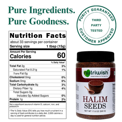 Nutriwish Halim Seeds