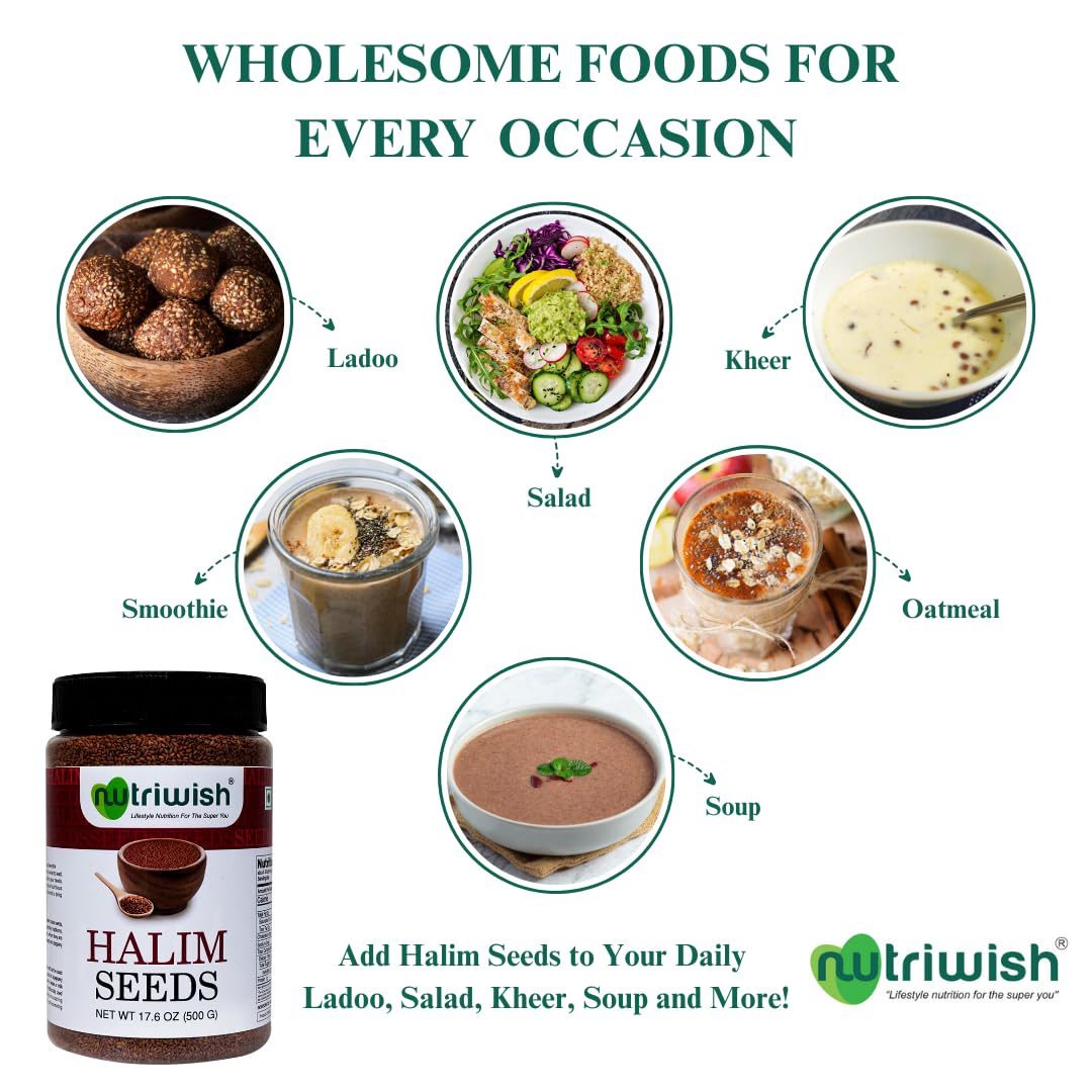 garden cress seeds recipes Nutriwish Halim Seeds