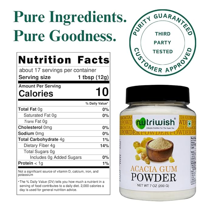 Nutriwish Acacia Gum Powder
