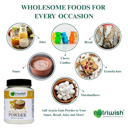 Nutriwish Acacia Gum Powder