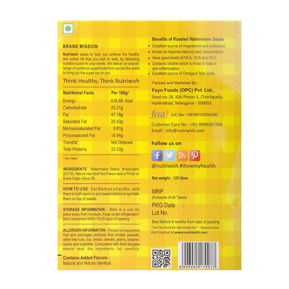 Nutriwish Roasted Watermelon Seeds