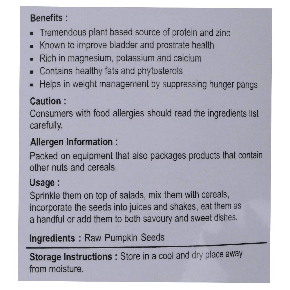 Nutriwish Raw Pumpkin Seeds