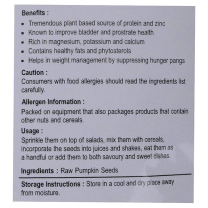 Nutriwish Raw Pumpkin Seeds