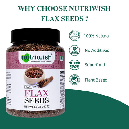 Nutriwish Raw Flax Seeds