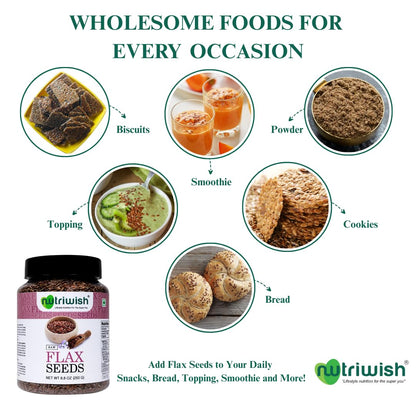 Nutriwish Raw Flax Seeds