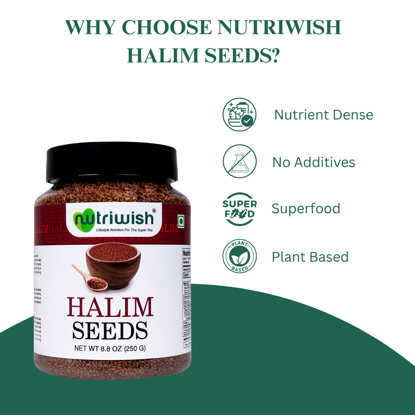 halim seeds plant Nutriwish Halim Seeds
