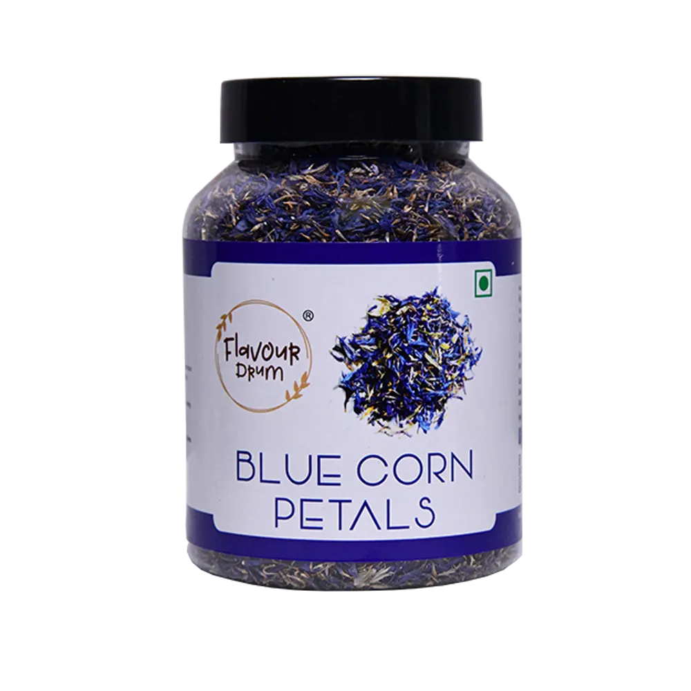 blue corn petals
